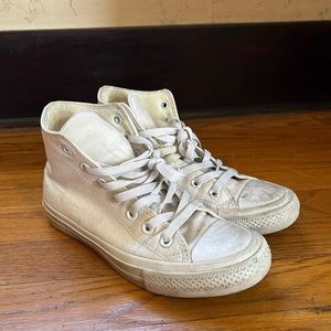 Converse Chuck Taylor white high tops